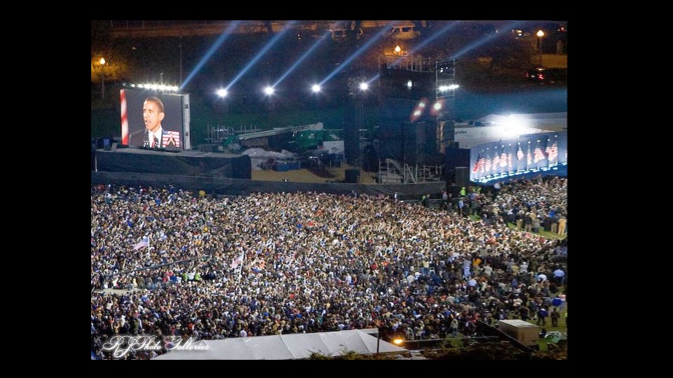 Obama rally election night